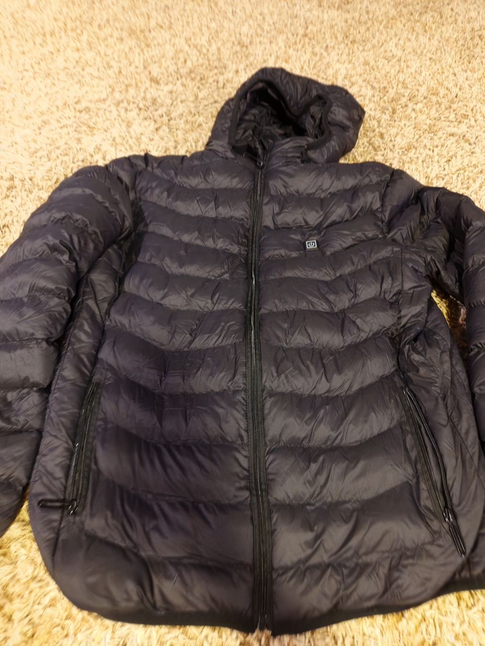 Black Womens Large Heated Jacket